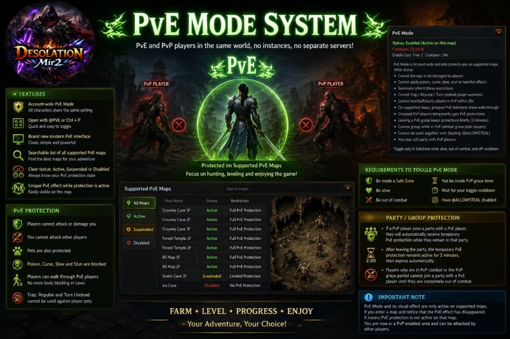 PvE Mode System